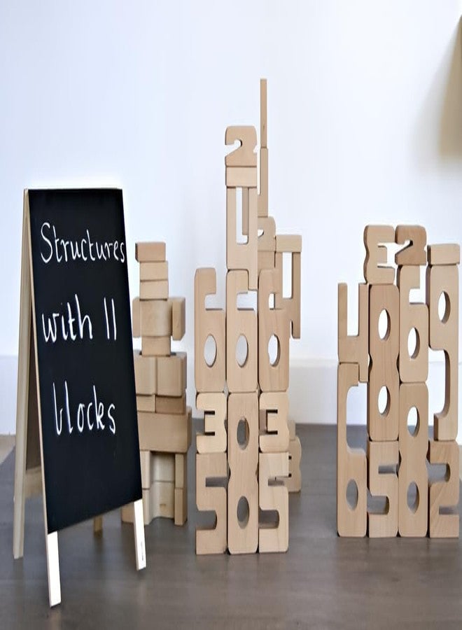 ANAIZA Wooden Number Blocks for Kids -Montessori Counting Toys for Toddlers, 1-10 Numbers Set - Early Math Learning Educational Toy for Toddlers, preschoolers - Image 4